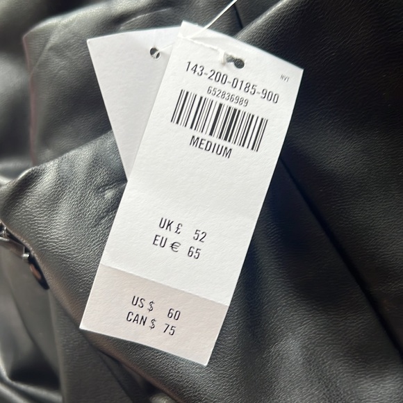 Abercrombie and Fitch Leather Skort - Picture 2 of 2